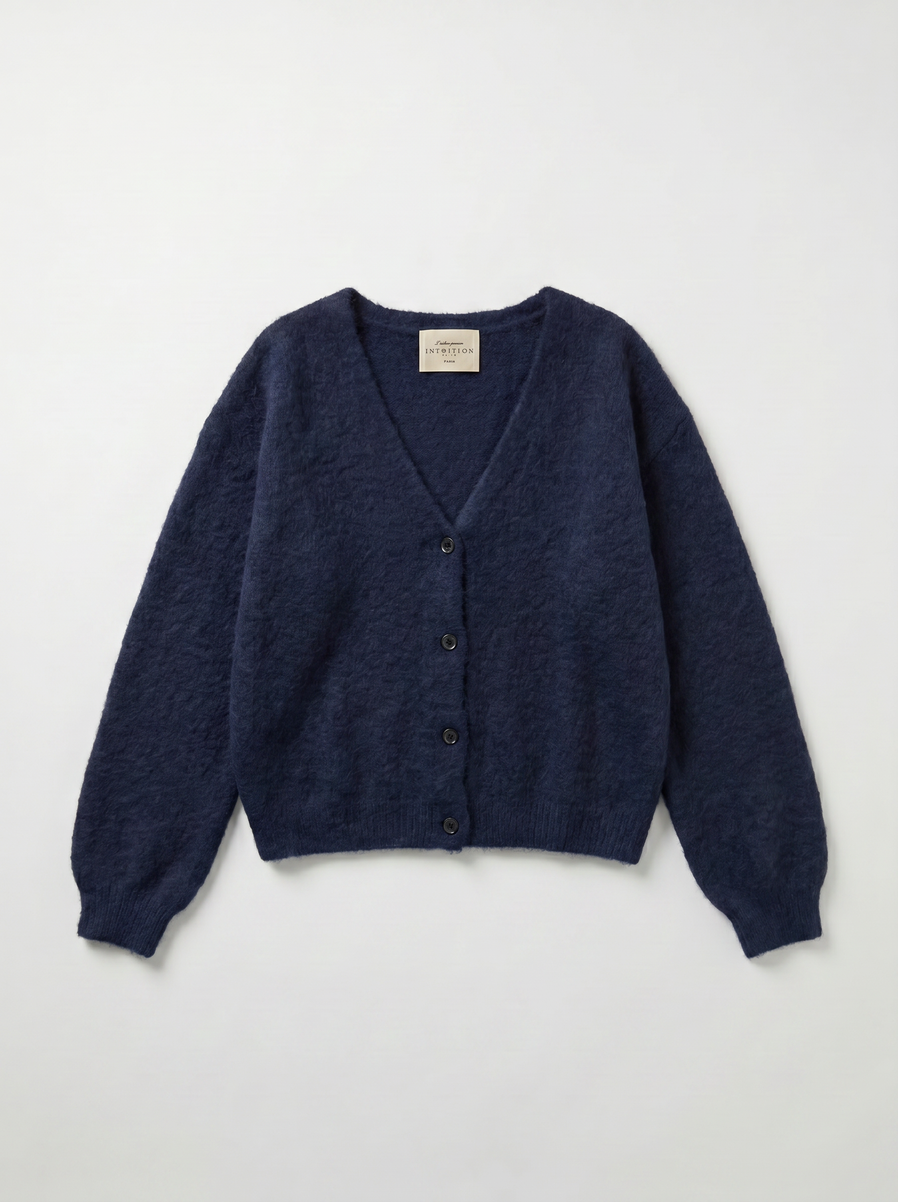 FROCKS LULU Angora Cardigan Indigo