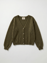 FROCKS LULU Angora Cardigan Khaki