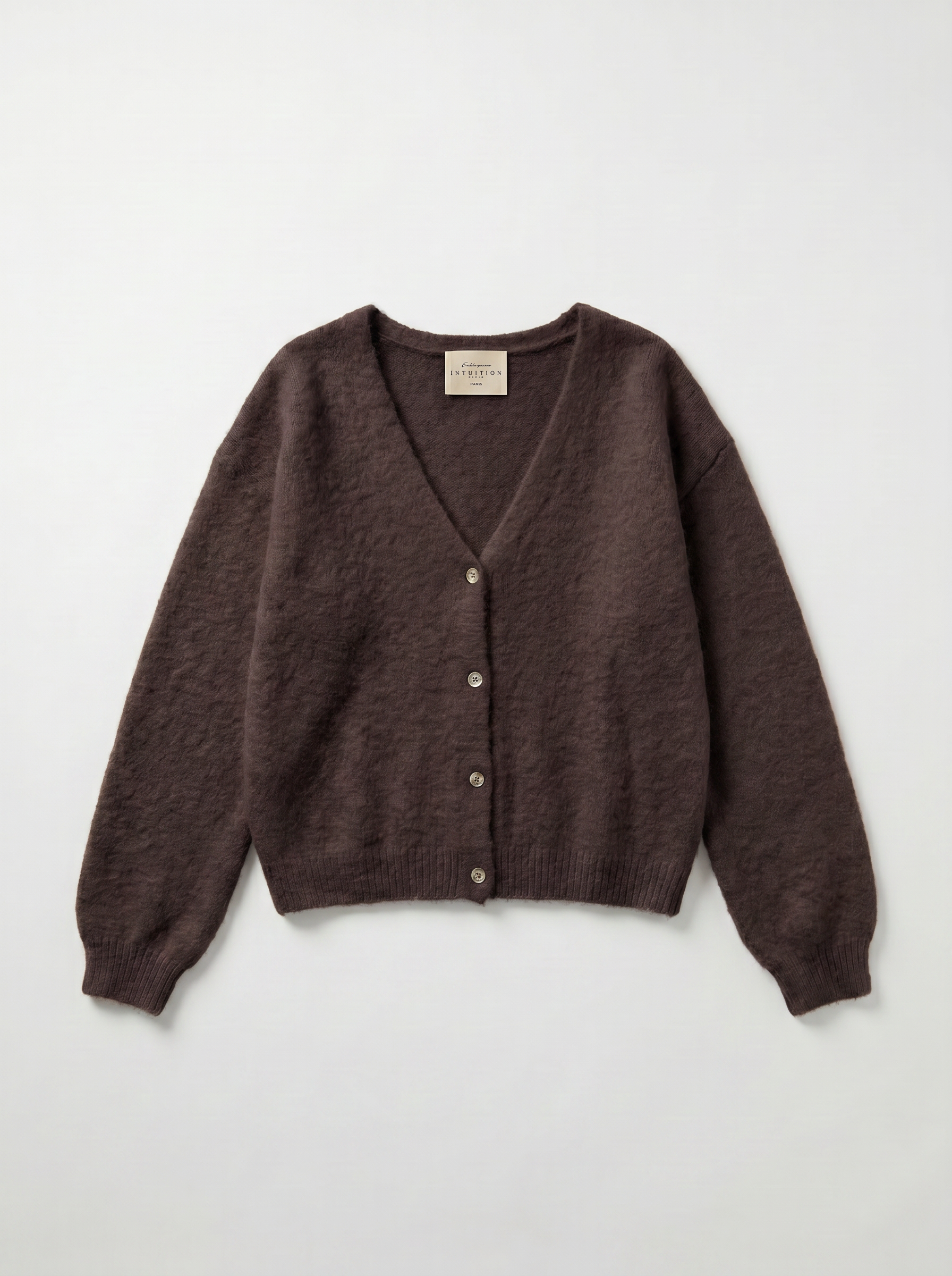FROCKS LULU Angora Cardigan Choco