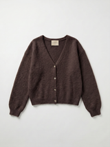 FROCKS LULU Angora Cardigan Choco