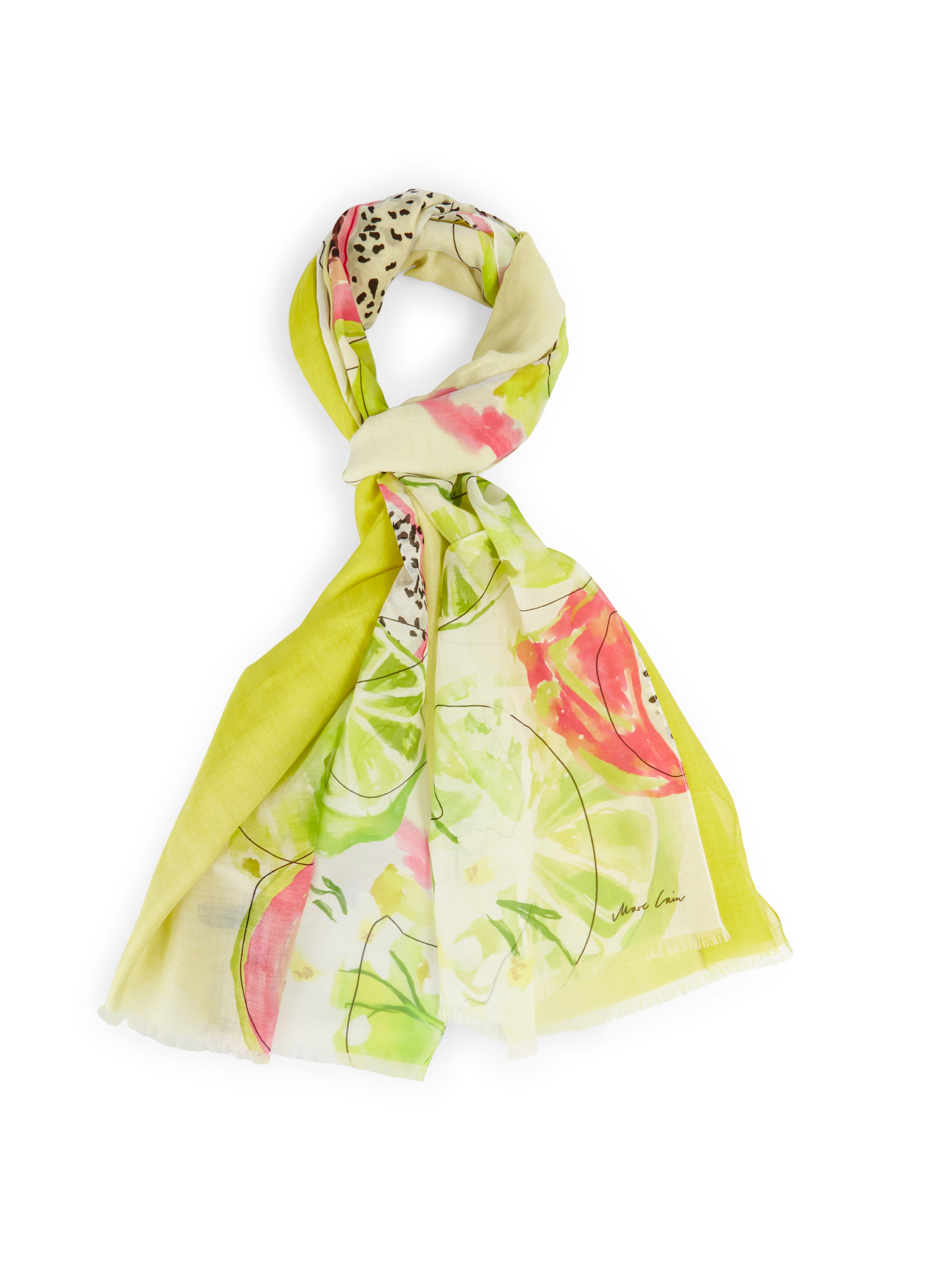 Marc Cain Collections Scarf Bright Sulphur WCB4.15Z22