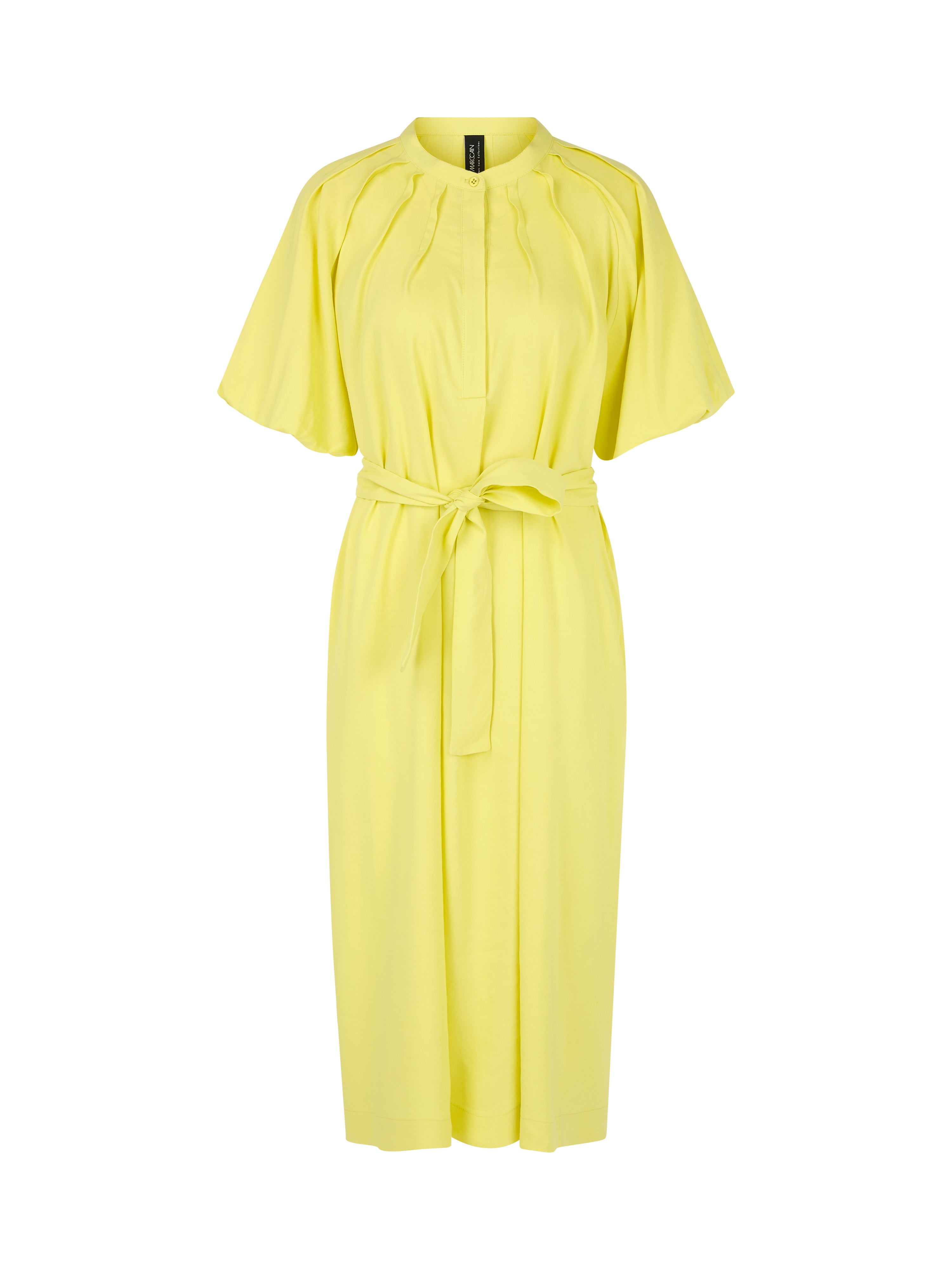 Marc Cain Collections Dress with Pleats Yellow
