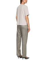 Marc Cain Collections Shirt with Silk Trim ZC48.17J15 Smoke