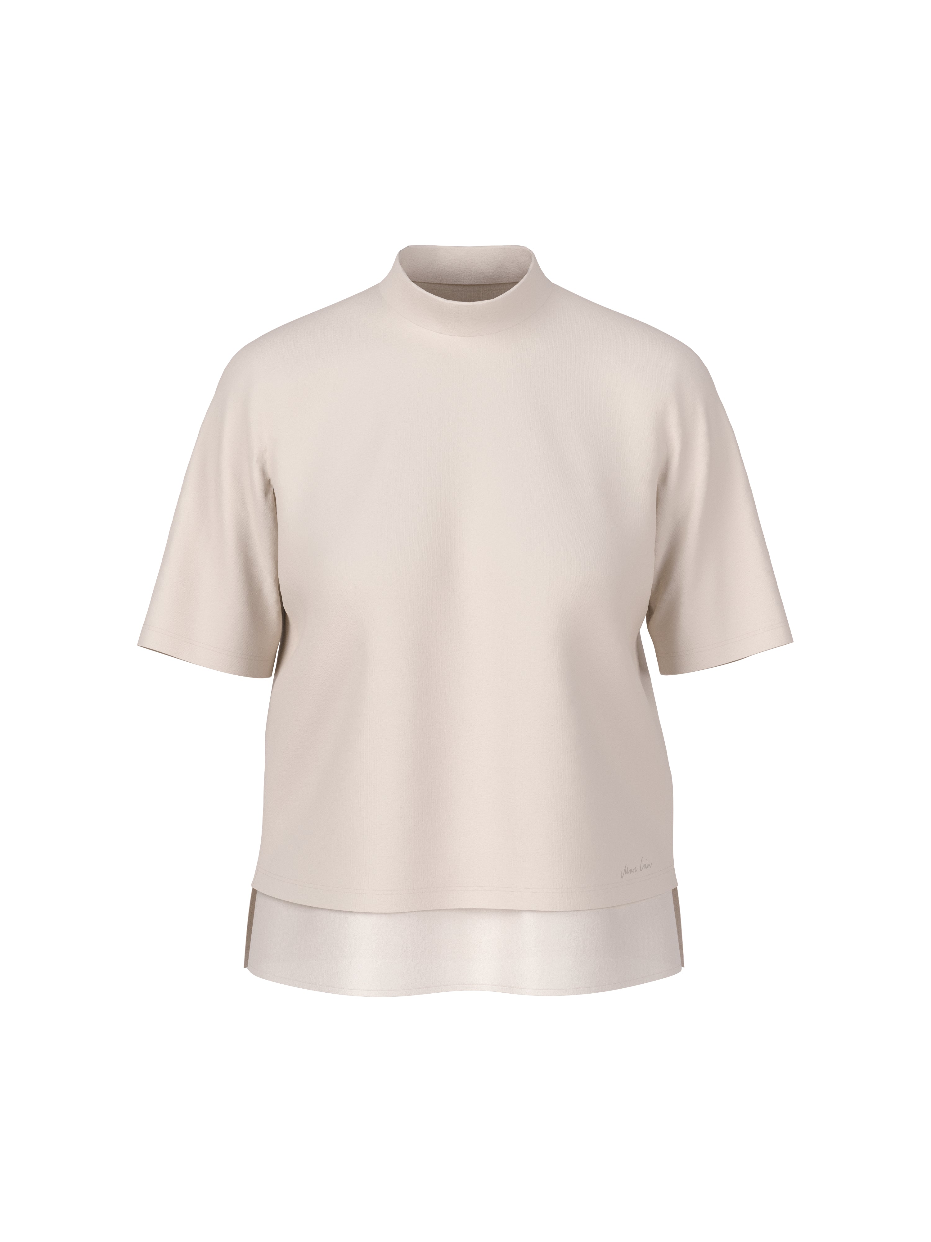 Marc Cain Collections Shirt with Silk Trim ZC48.17J15 Smoke