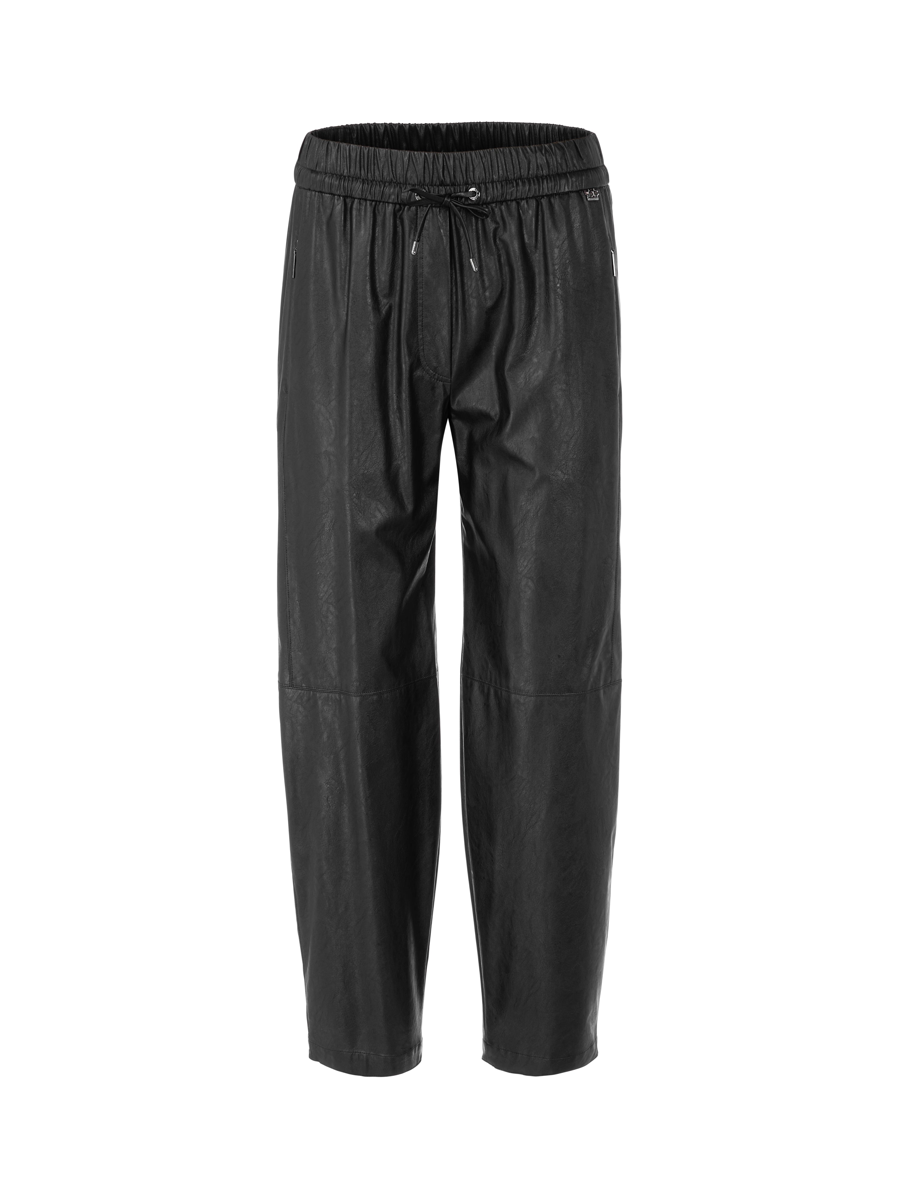 Marc Cain Collections RANCHI Relaxed Fit Pull On Pants Black BP81.35J20