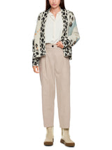 Marc Cain WELS Wide Fit Pants with Pleat ZP.81.2466