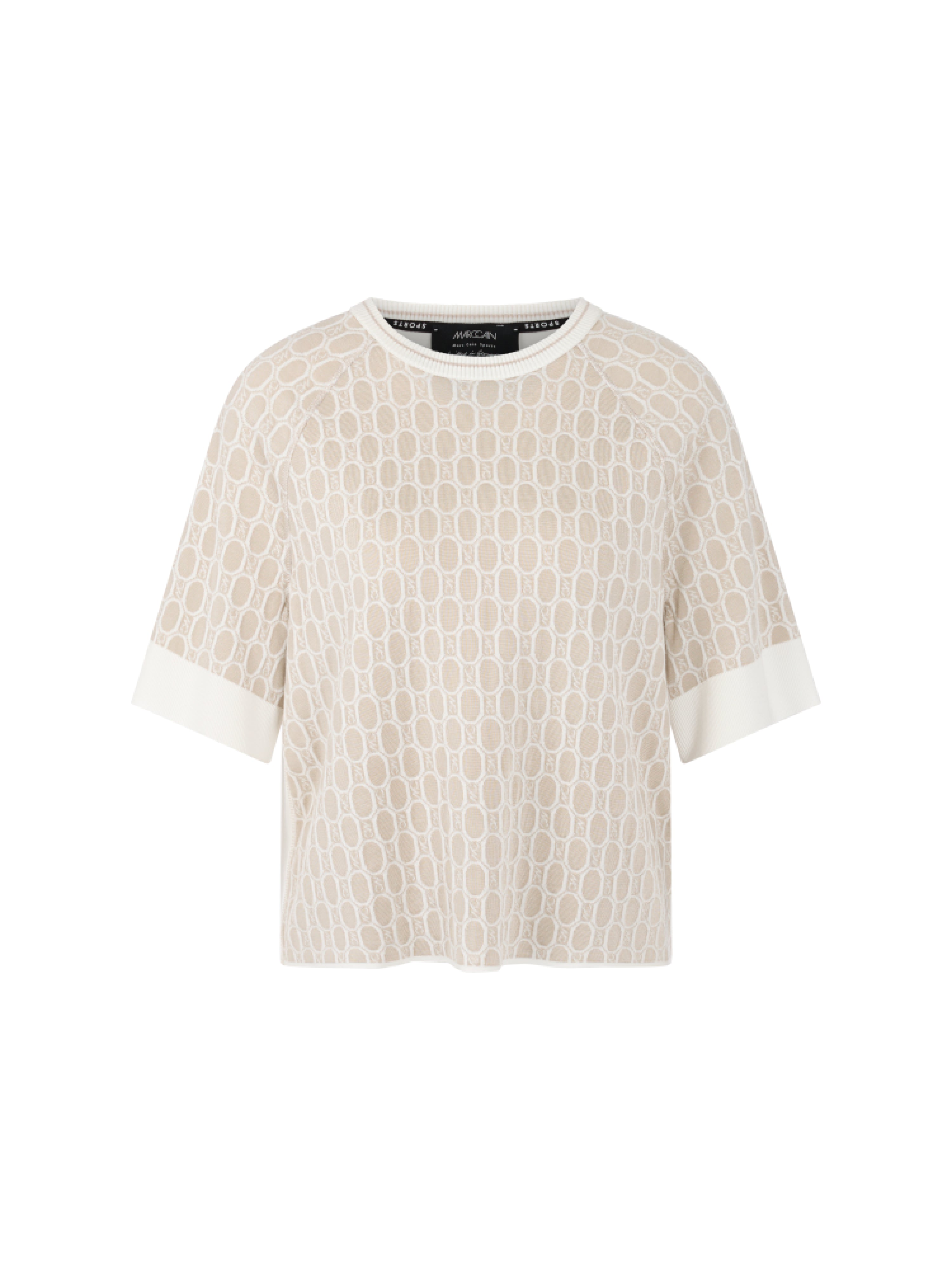 Marc Cain Sports  Jacquard Sweater Smoke BS41.22M06