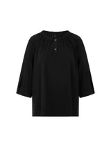 Marc Cain Sports Tencel Blouse with Gathers Black BS51.05J40